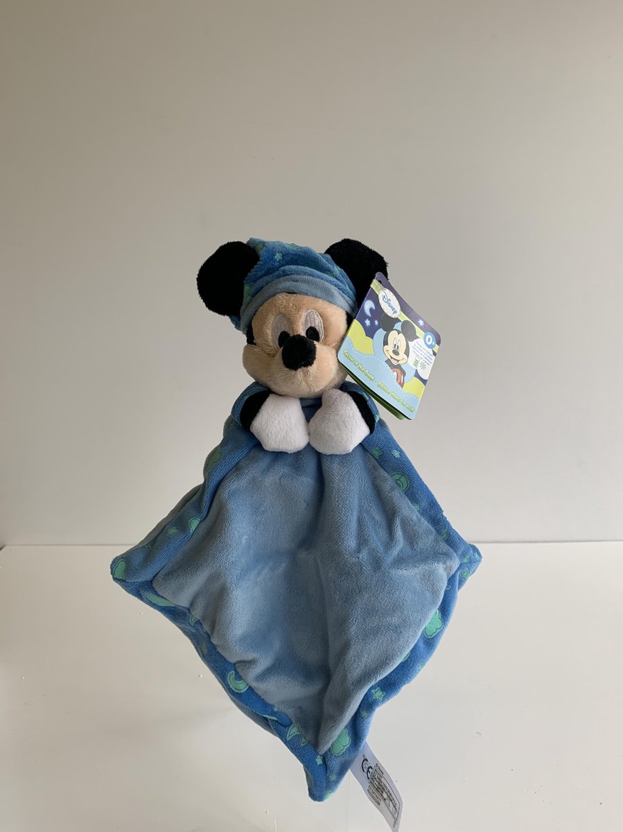 Disney  Mickey hoofd knuffeldoekje Knuffel | Disney Baby | Origineel Disney | GIFT QUALITY |